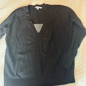 Chico's Elegant Black V-Neck Sweater